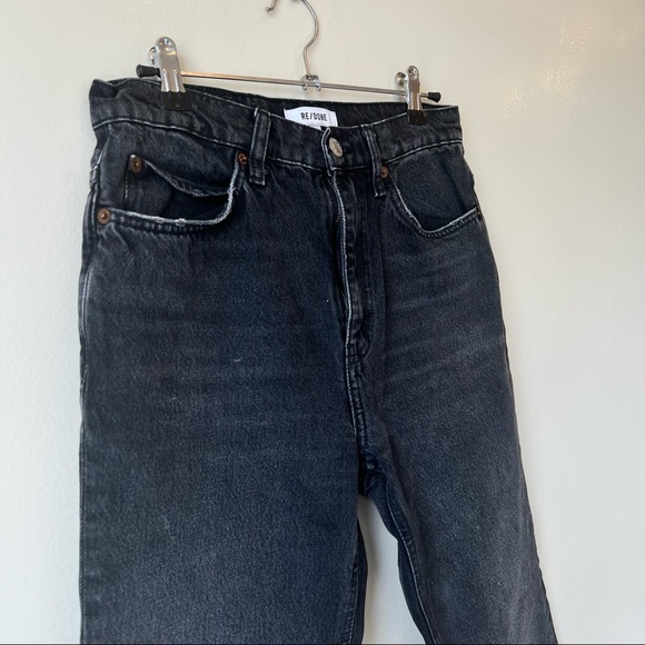 Redone Black 70’s Straight Jeans size 27 - Picture 3 of 10